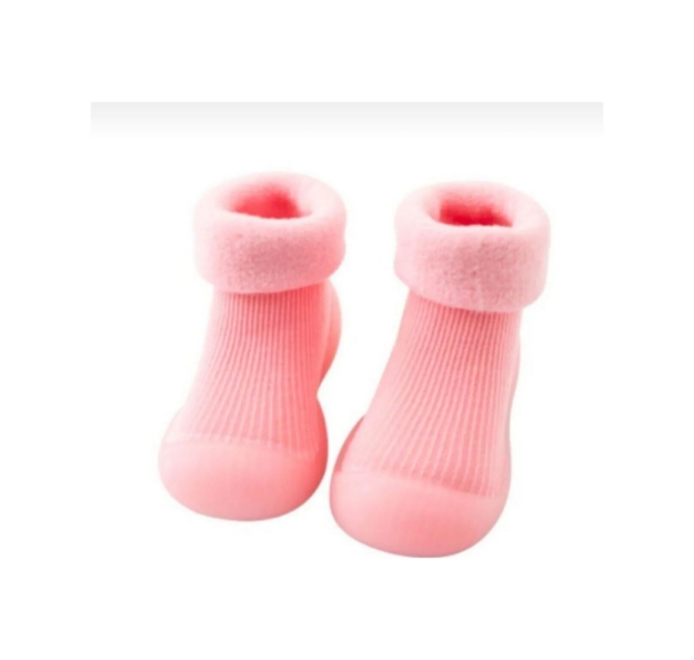 Picture of Kaydirmaz Patik- Ev Okul Patik Çorap Terlik Pembe 26 - 27